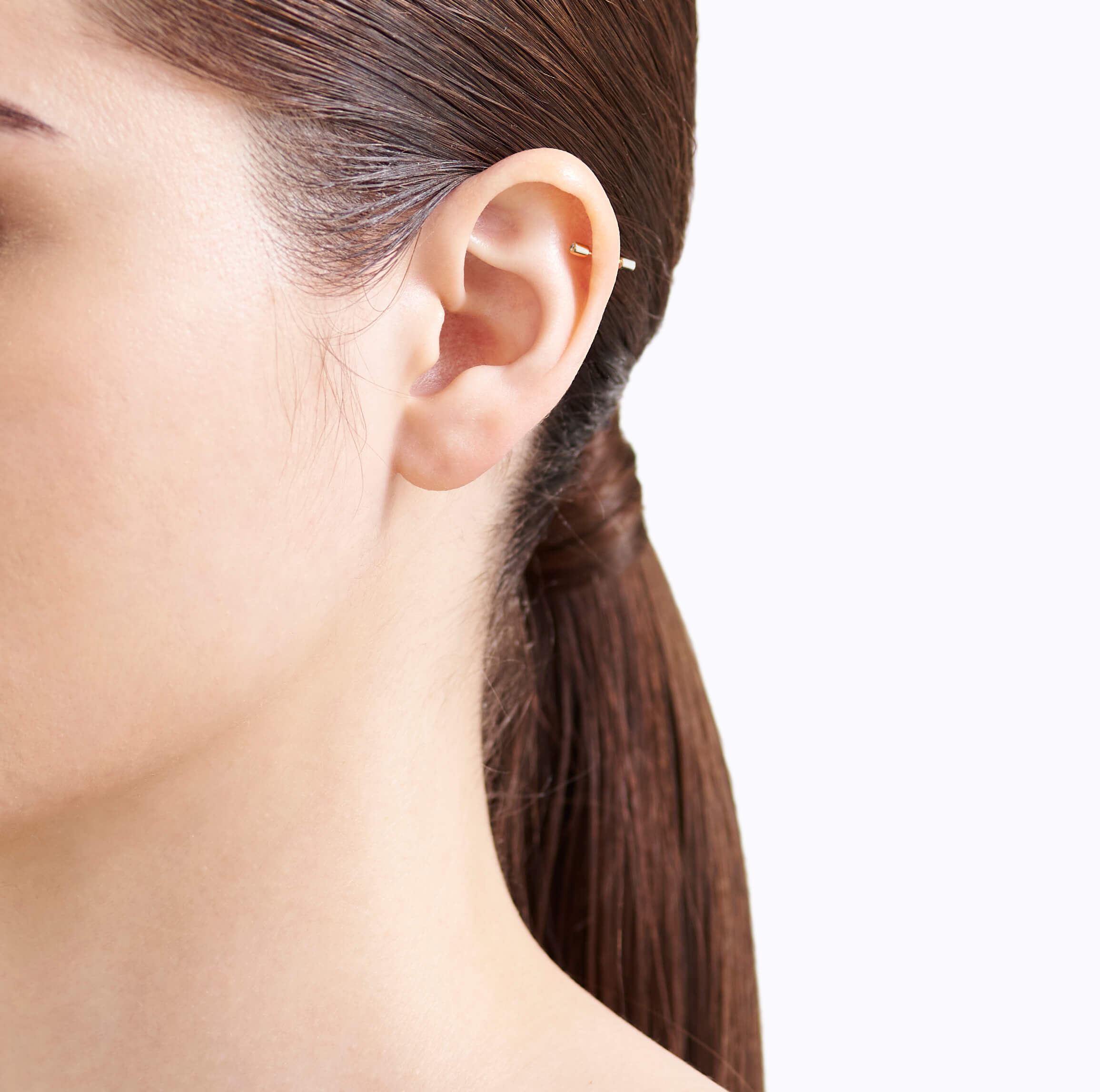 Diamond Twist Pin Earring 01