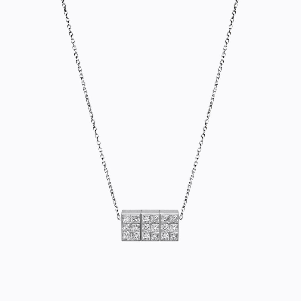 Diamond Cube Necklace 02