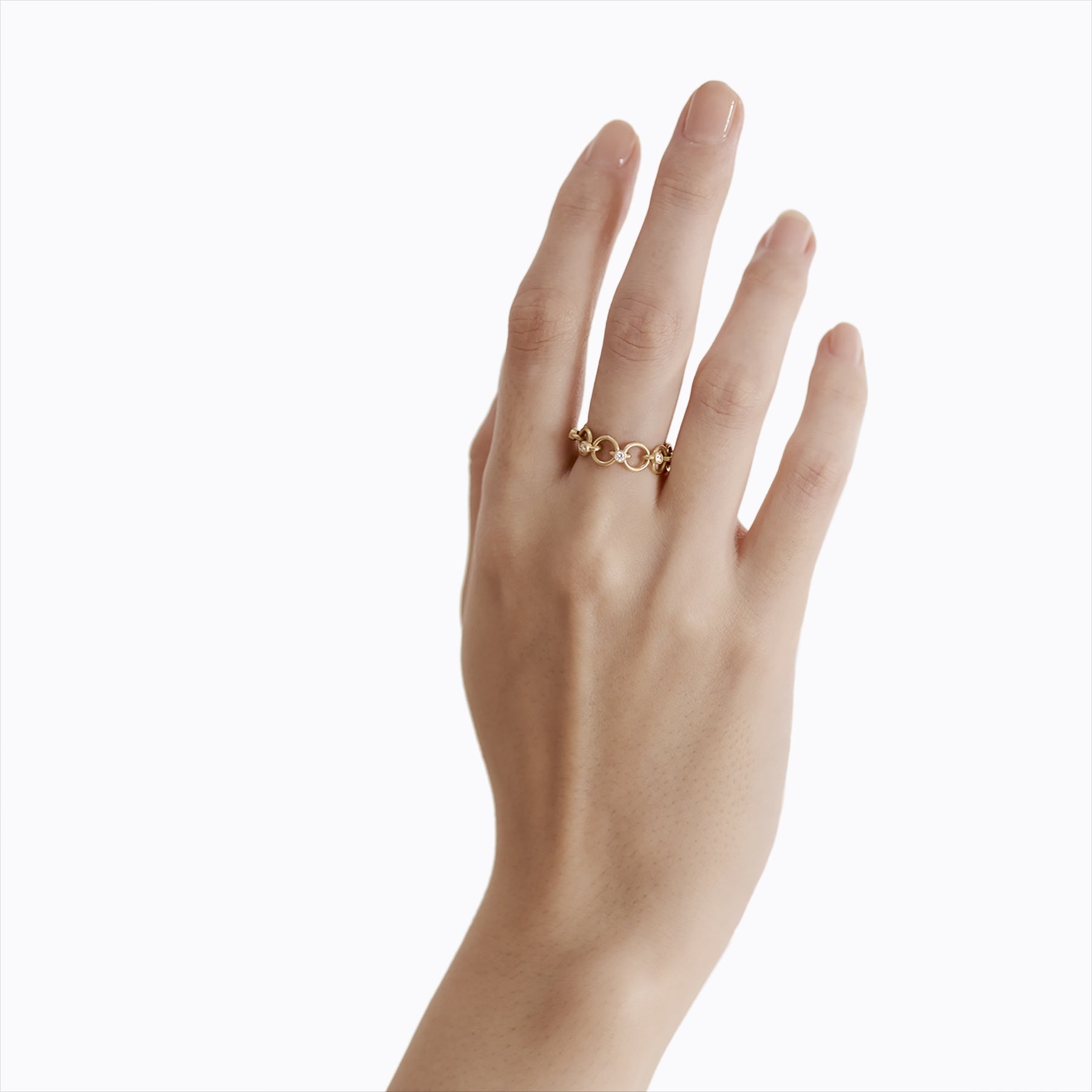 Diamond Link Ring 02