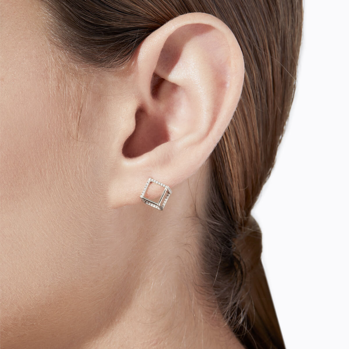 Diamond Square Earring 7 (03)