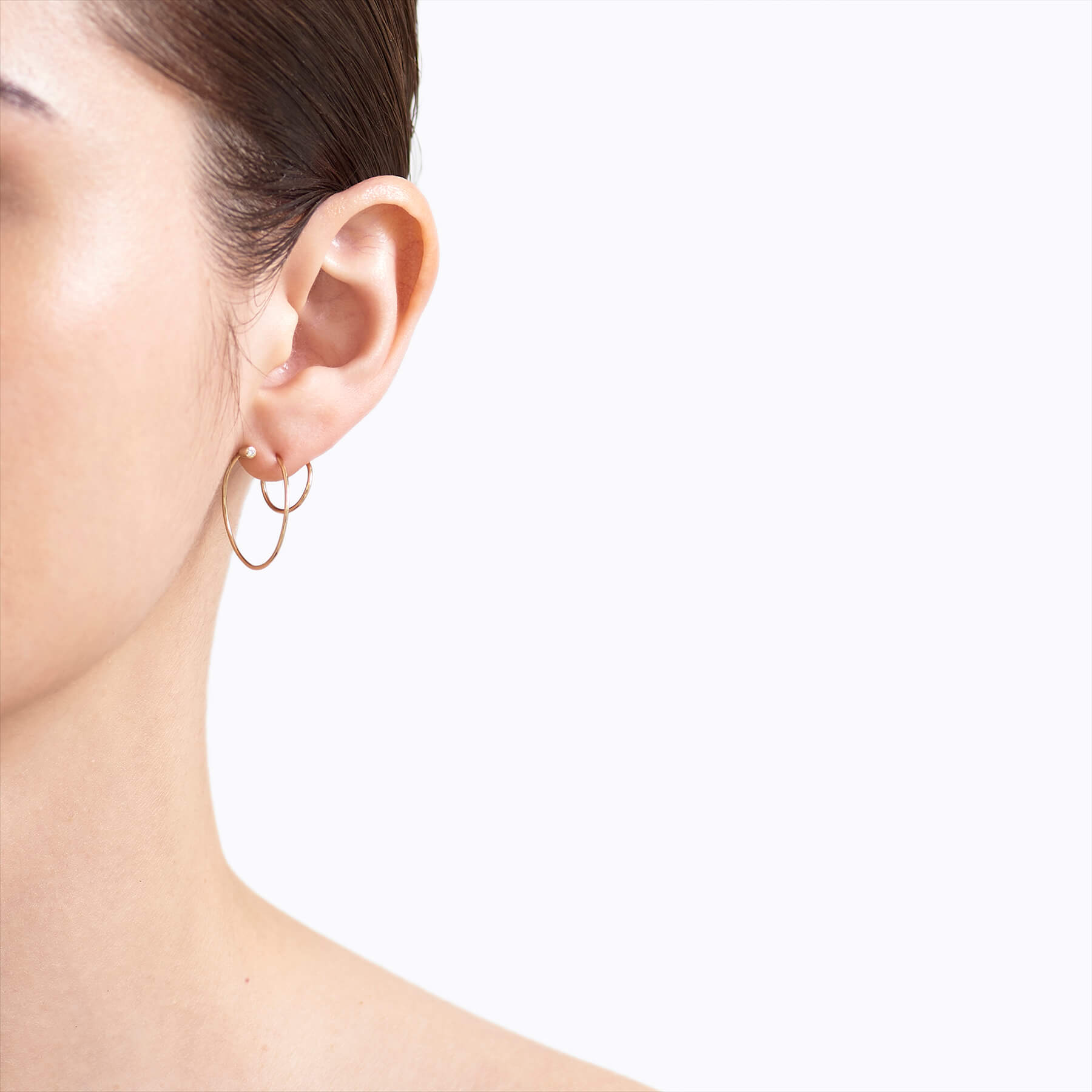 Diamond Twist Curl Earring 03 R