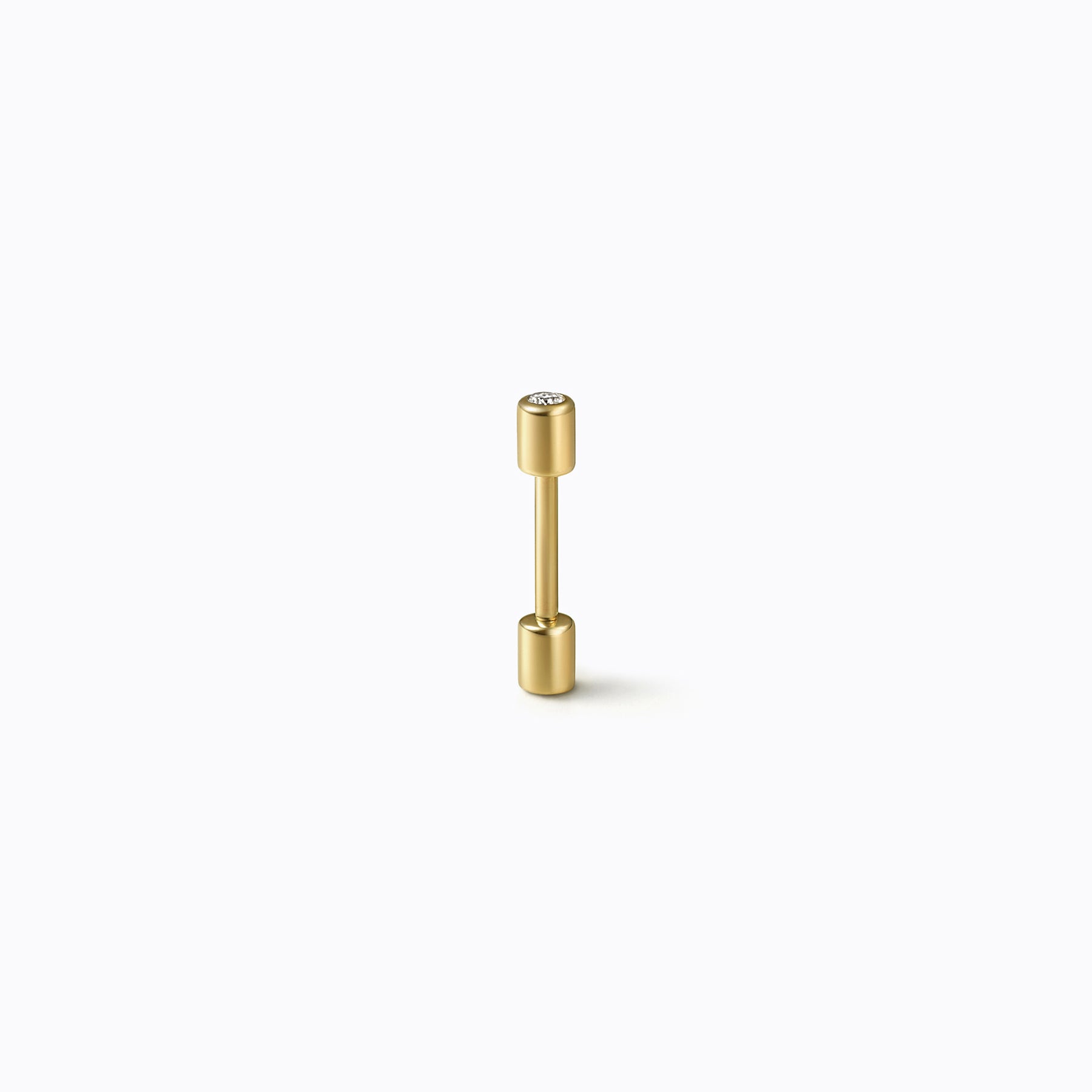 3D Diamond Triangle 10 (01), yellow gold