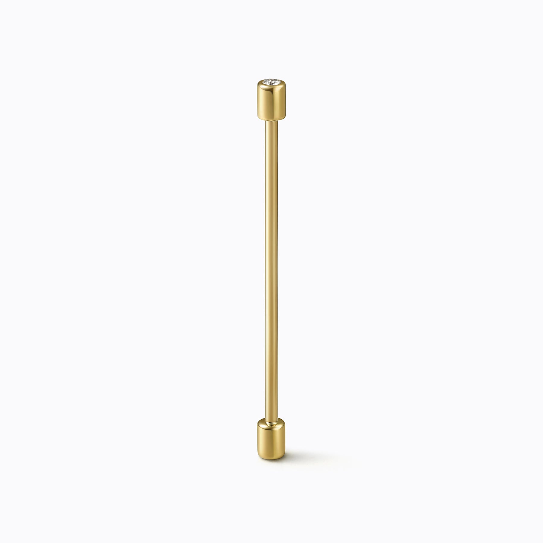 3D Diamond Triangle 10 (01), yellow gold