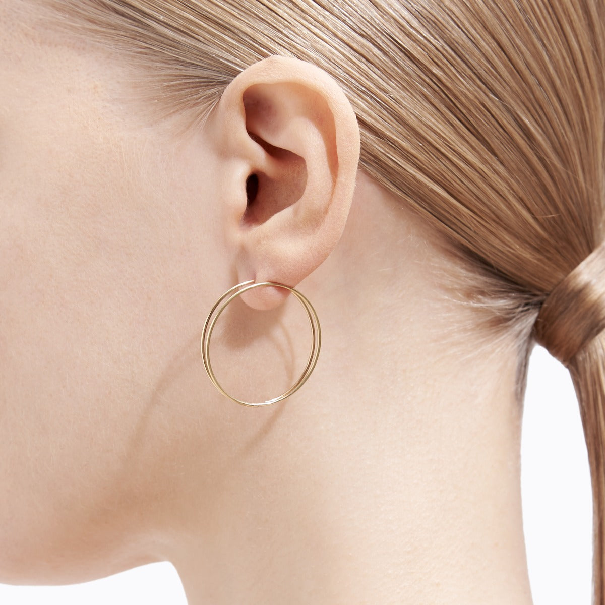 Double Hoop Pierce 30
