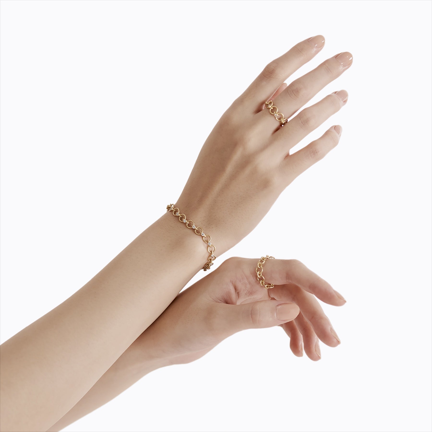 Diamond Link Ring 02