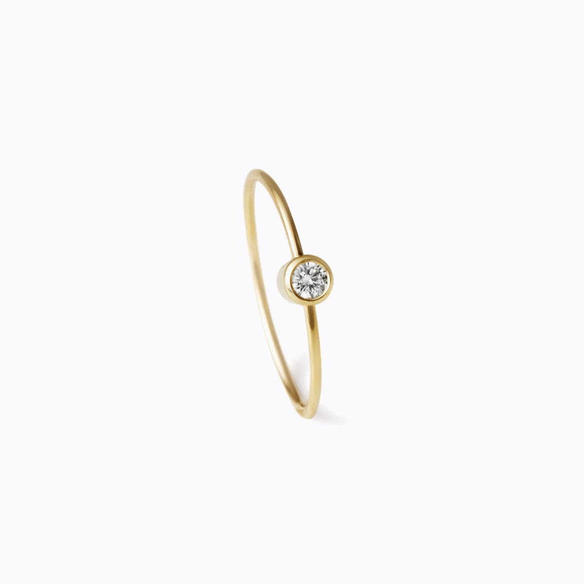 One-Stone Hoop Earring 02