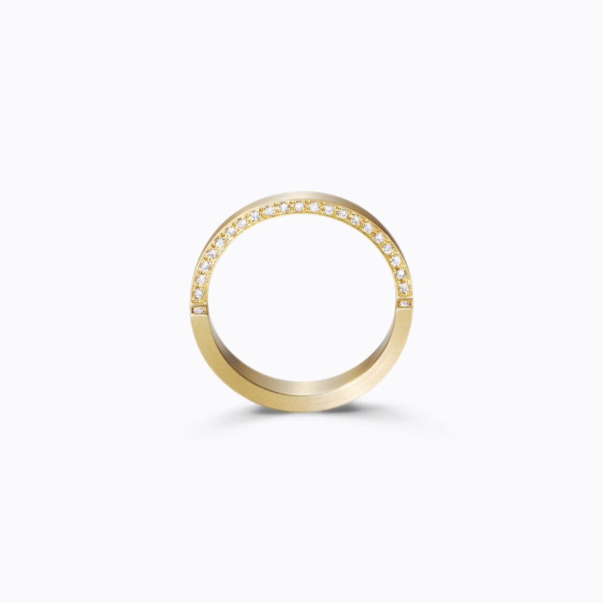 Assemble Ring 03, yellow gold, matte finish