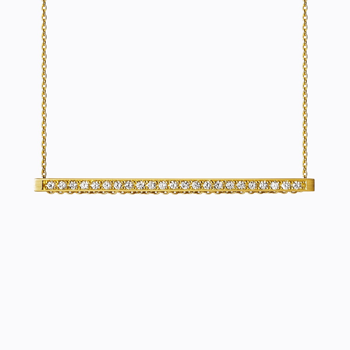 Diamond Bar Necklace 01