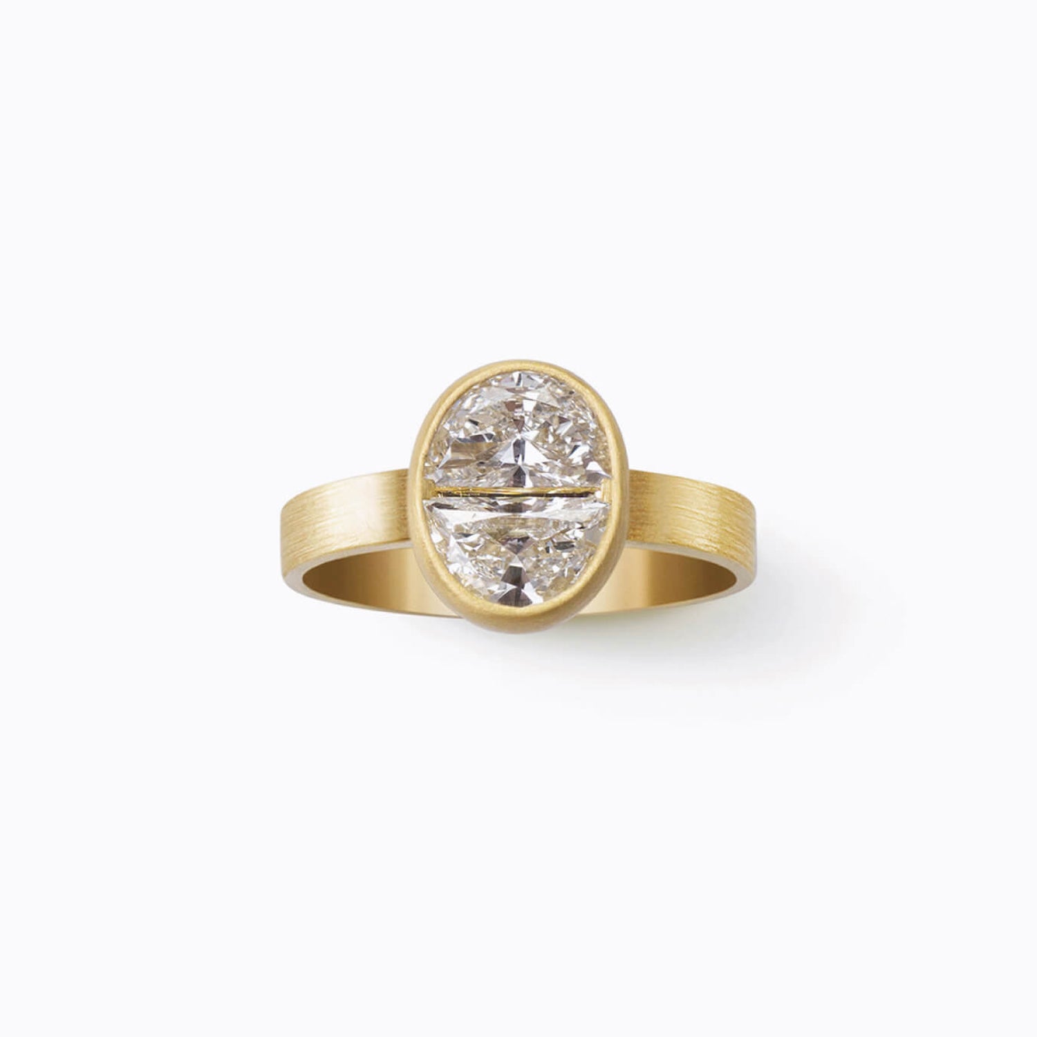 Full Moon Diamond Ring