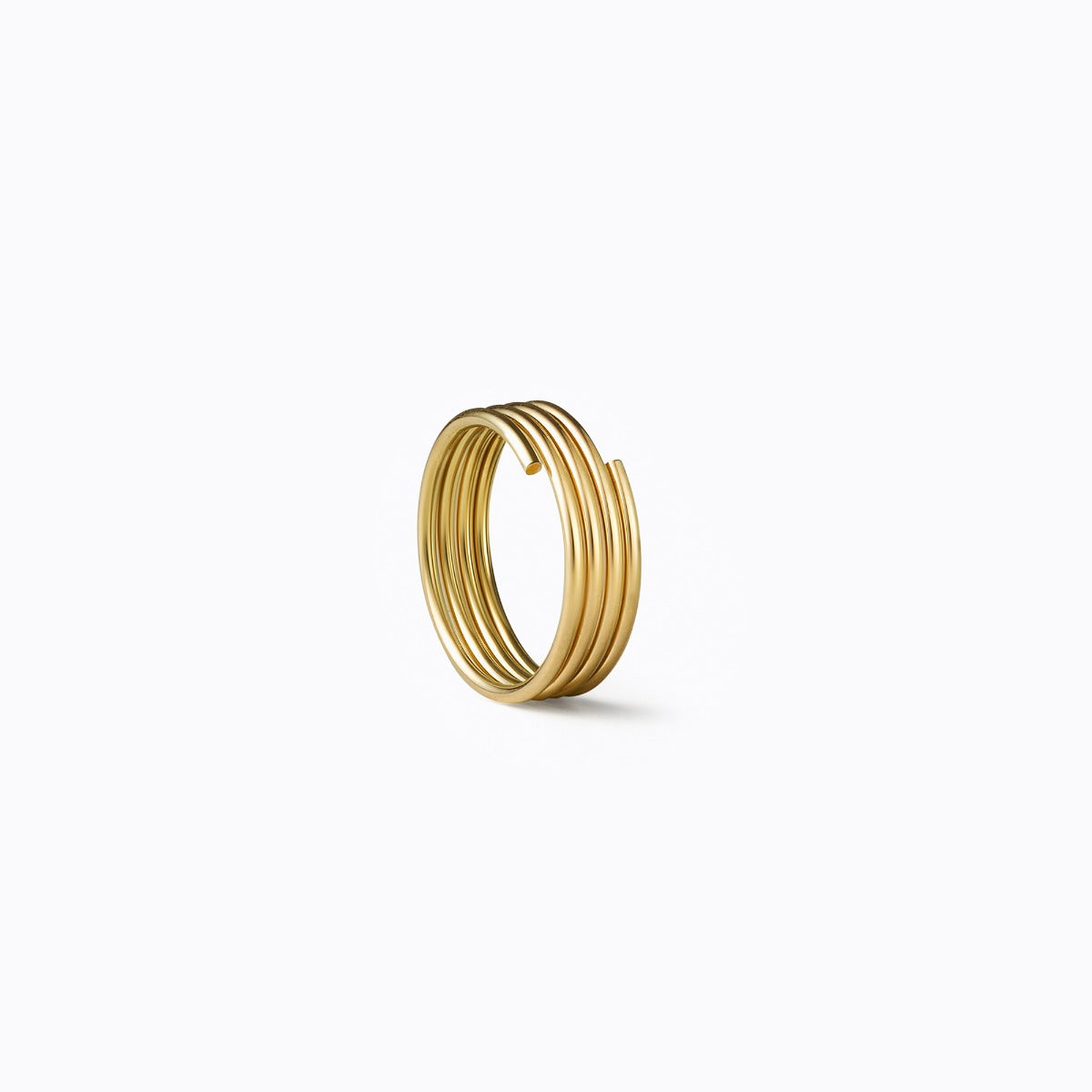 3D Diamond Triangle 10 (01), yellow gold