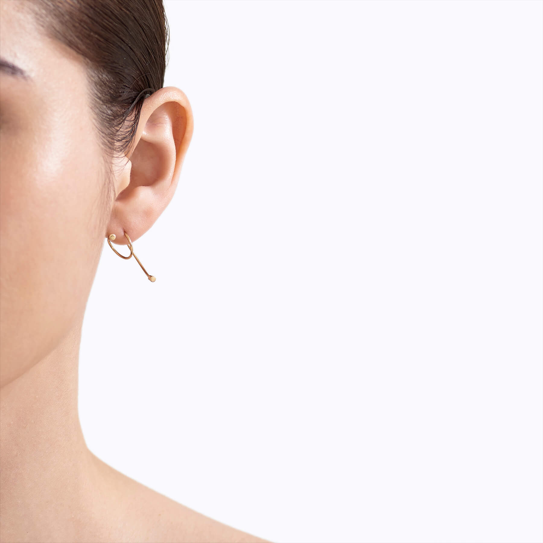 Twist Curl Earring 02 R