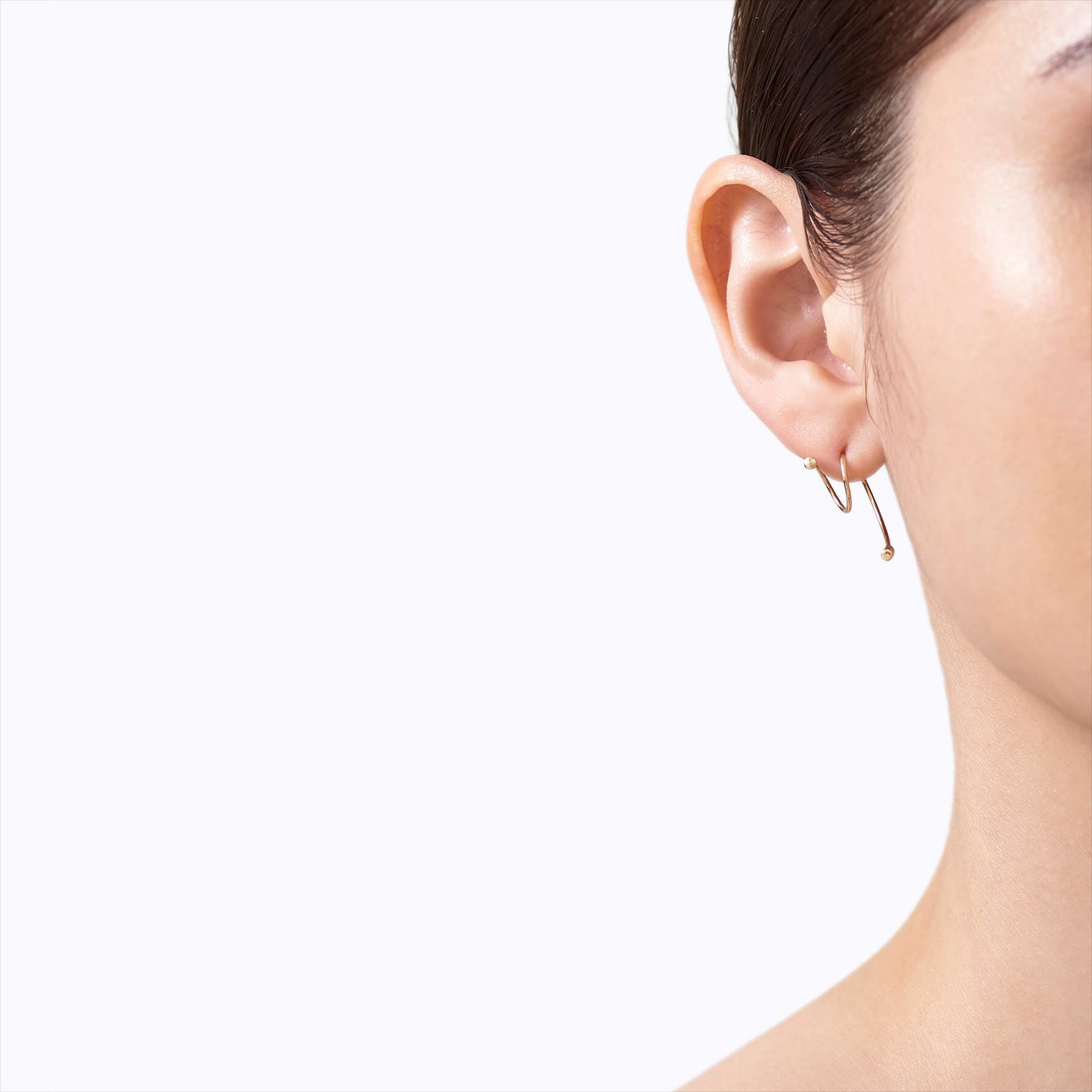 Twist Curl Earring 02 R
