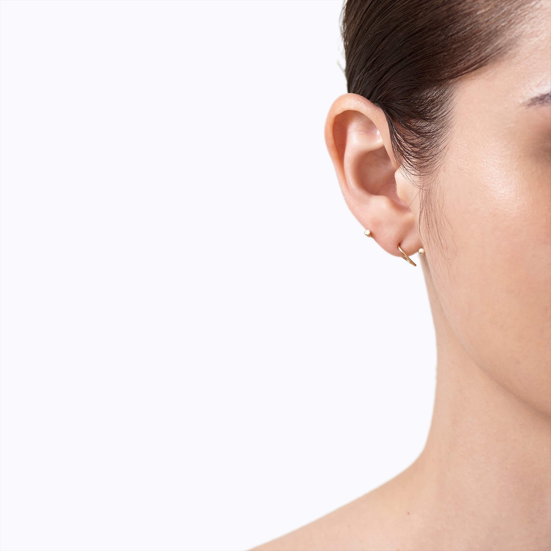 Twist Curl Earring 02 R