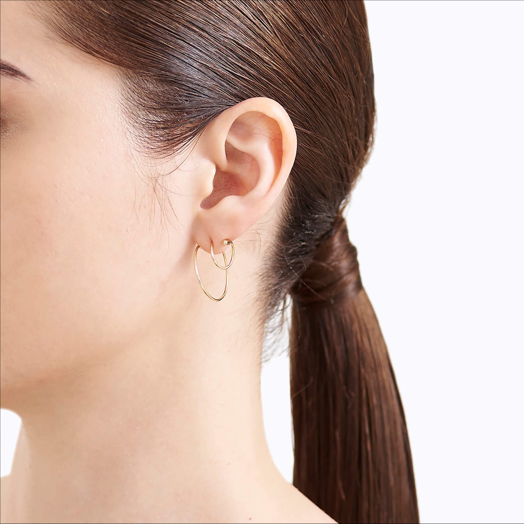 Twist Curl Earring 03 L