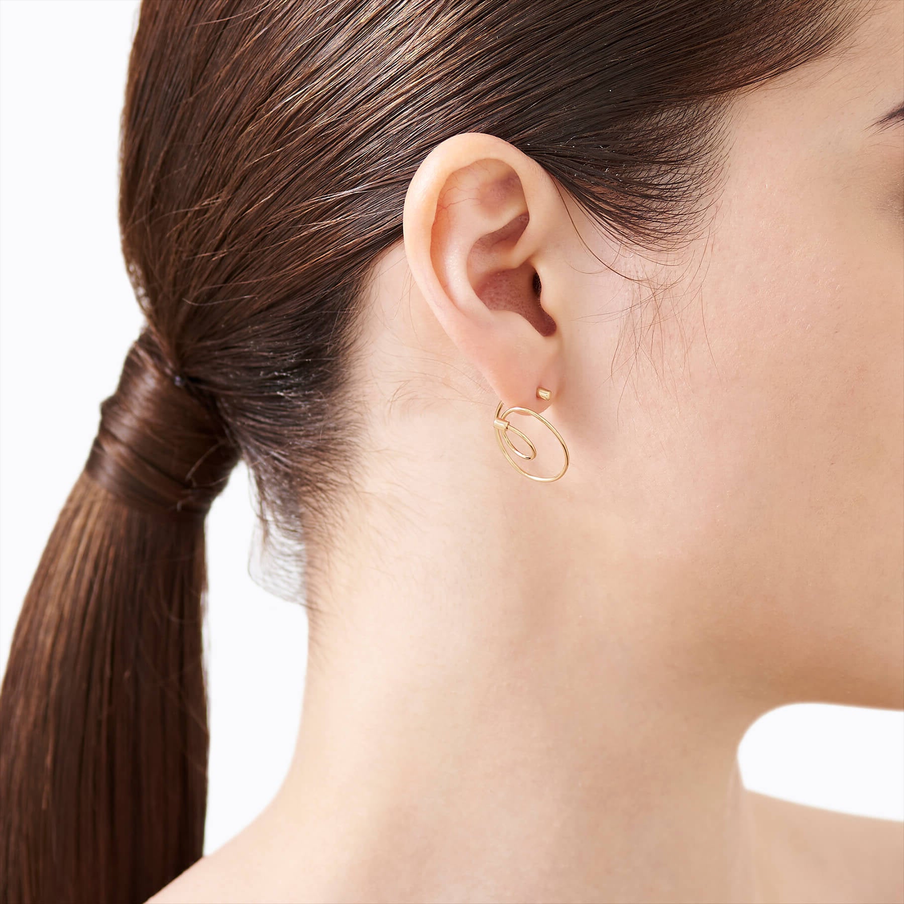 Twist Curl Earring 03 L