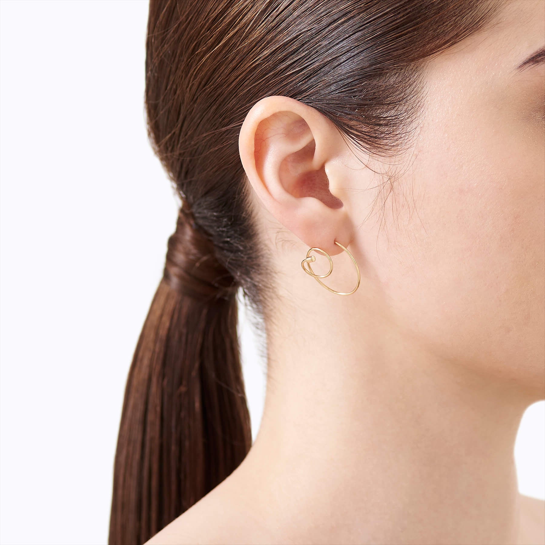 Twist Curl Earring 03 R