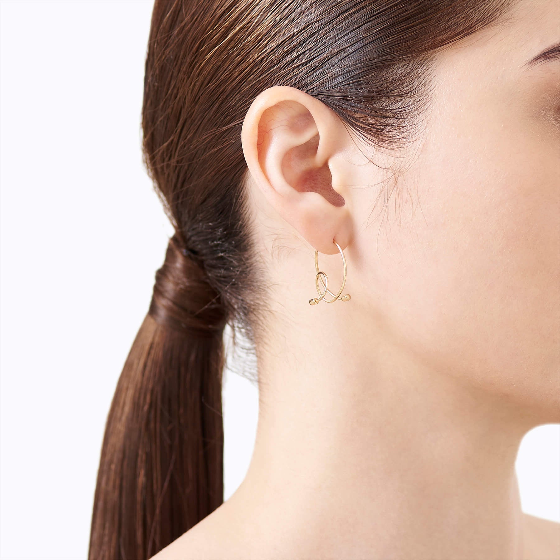 Twist Curl Earring 03 R