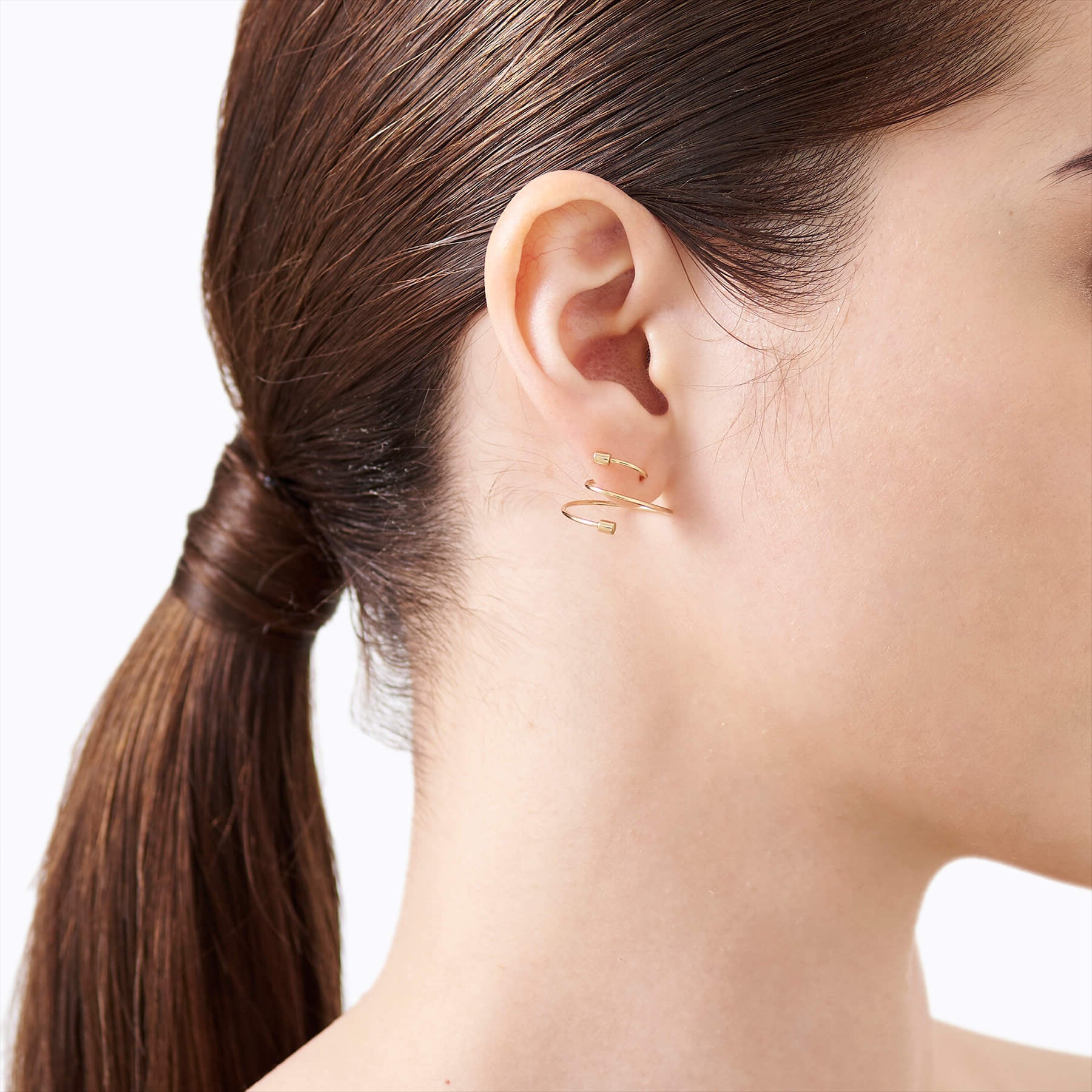 Twist Curl Earring 03 R