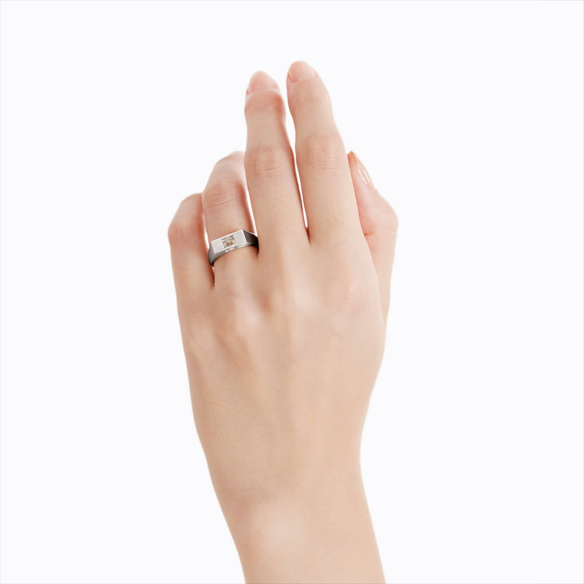 Un-Signet Rough Diamond Ring 02